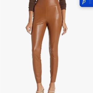 NWT PAIGE Sheena Legging High Rise Vegan Leather in Dark Aragan - XS
